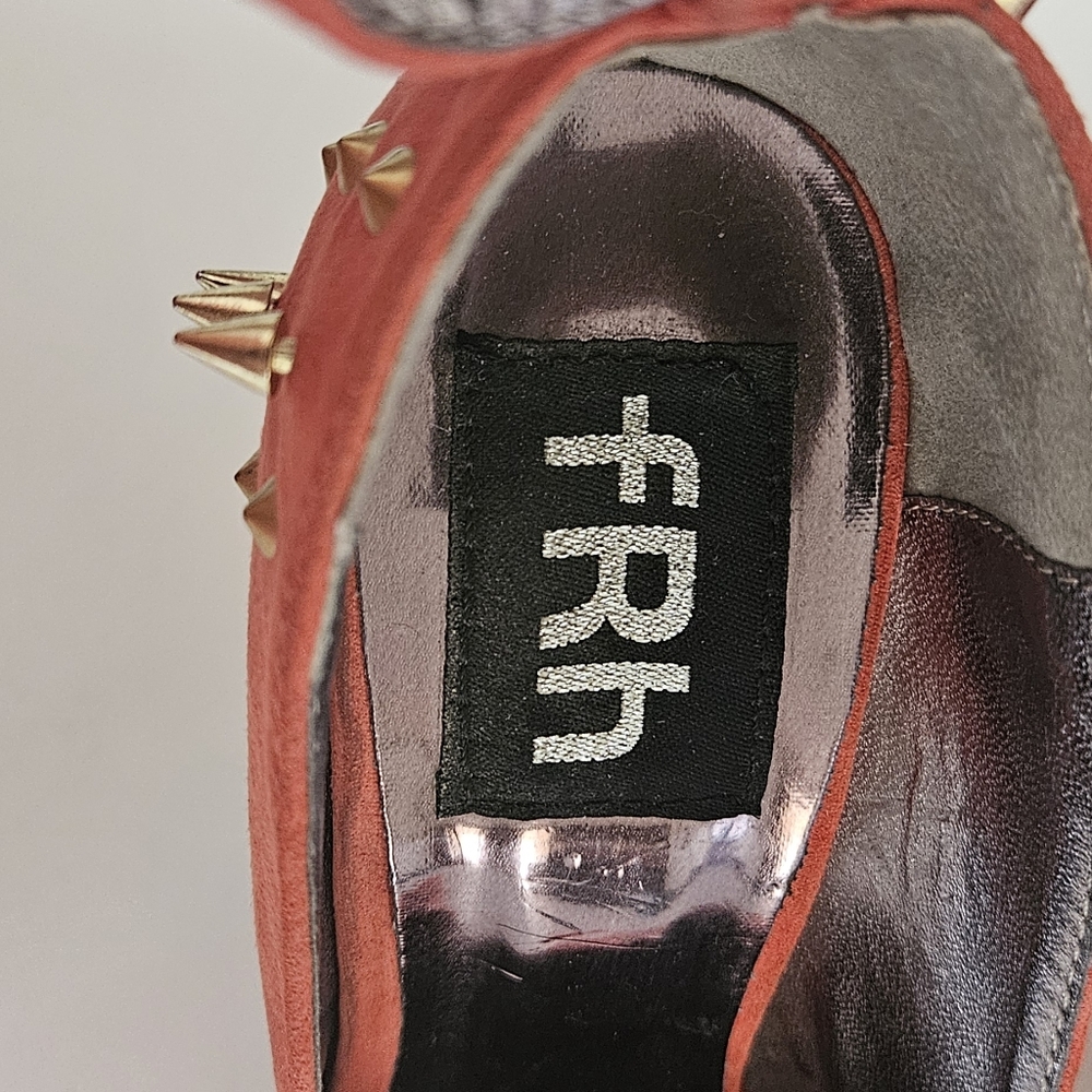 FRH Spiked Suede Heels - Picture 6 of 10
